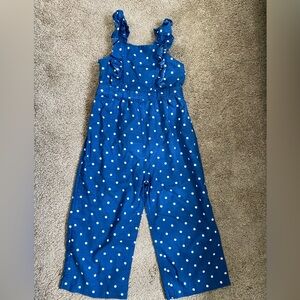 Baby Gap Blue Polka Dot Kids Jumpsuit